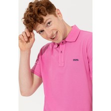 U.S. Polo Assn. Erkek Pembe Basic T-Shirt 50251701-VR041