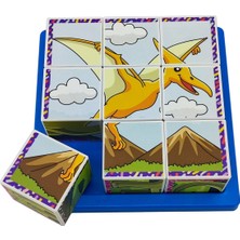 Küpss Dinozorlar Puzzle Seri 1 - (9 Küp 6 Dinazor Yapboz)