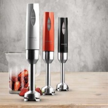 Korkmaz A444-04 Vertex Duo Blender Set Inox/kırmızı