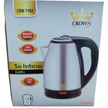 Crown Çelik Su Isıtıcı Kettle 1500W CRW-7102