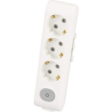 Viko Multi-Let Üçlü 3 Lü Anahtarlı Topraklı Ç.Korumalı Klemensli Priz