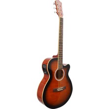 GMGS Gitar Akustik Extreme Sahne Gitarı (XAC45EQ4BS)