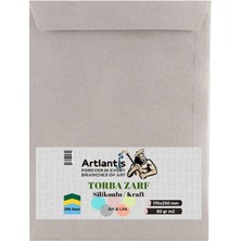 Artlantis Torba Zarf 17X25 cm Kraft 90 gr Silikonlu 250'LI 1 Paket Artlantis 170*250 mm Torba Zarf Kraft 250 Li 1 Paket