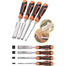 Combat 4 Parça Profesyonel Iskarpela Set Kaydırmaz Saplı Darbeli Oyma Seti