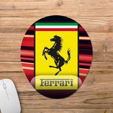 Pixxa Ferrari Bilek Destekli Mousepad Model - 4 Oval