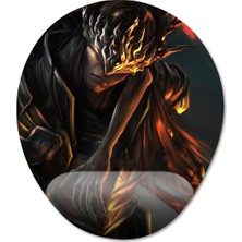 Pixxa Dark Souls Bilek Destekli Mousepad Model - 6 Oval