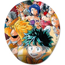 Pixxa My Hero Academia Bilek Destekli Mousepad Model - 7 Oval
