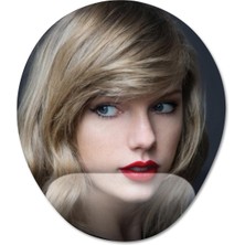 Pixxa Taylor Swift Bilek Destekli Mousepad Model - 1 Oval