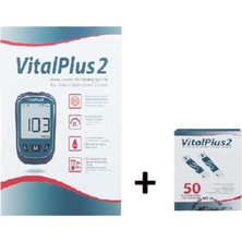 Vital Vitalplus 2 Kod Gerektirmeyen Şeker Ölçüm Cihazı + Stribi
