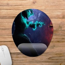 Pixxa Warframe Bilek Destekli Mousepad Model - 2 Oval