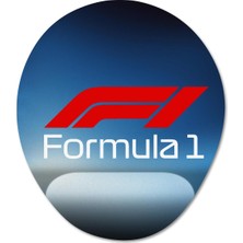 Pixxa Formula 1 Bilek Destekli Mousepad Model - 5 Oval