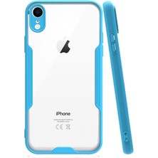 Kvy Apple iPhone Xr Tam Korumalı Renkli Kenarlı Parfe Kılıf Ekran Koruyucu