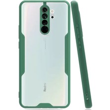 Kvy Xiaomi Redmi Note 8 Pro Tam Korumalı Renkli Kenarlı Parfe Kılıf Ekran Koruyucu