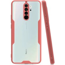 Kvy Xiaomi Redmi Note 8 Pro Tam Korumalı Renkli Kenarlı Parfe Kılıf Ekran Koruyucu