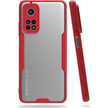 Kvy Xiaomi Mi 10T Tam Korumalı Renkli Kenarlı Parfe Kılıf Ekran Koruyucu