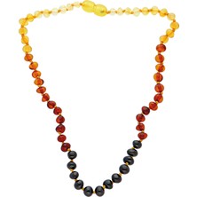 Chavin Doğal Kehribar Kız Erkek Çocuk Bebek Diş Kolyesi Dz08