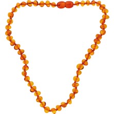 Chavin Doğal Kehribar Kız Erkek Çocuk Bebek Diş Kolyesi Dz09