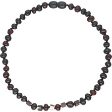 Chavin Kehribar   Çocuk  Diş Kolyesi EI04