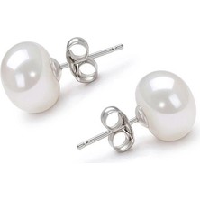 Chavin Ufak 6 Mm. Gerçek Inci Gümüş Küpe DG90-6