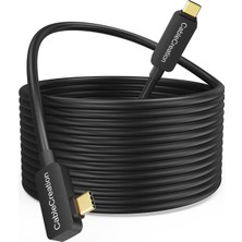 Cablecreation Usb-C Fiber Optik Kablo 5m