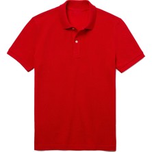 Shaco Design Kırmızı Polo Yaka T-Shirt