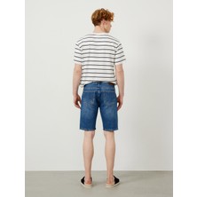 Xint Pamuk Regular Fit Denim Şort