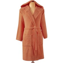 Taç Pamuk 15-18 Yaş Genç Bornoz Turuncu