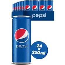 Pepsi Cola Kutu 250 ml x24 Adet