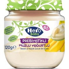 Hero Baby Prebiyotik Muzlu Yoğurtlu 120 gr Kavanoz Maması