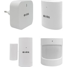 S-Link SL-ZS01 Zigbee Sensör Seti 1 Gateway ve 3 Parça Sensör Zigbee Tuya Uyumlu