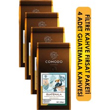 Comodo Coffee Guatemala Premium Gold Selection Çekirdek Filtre Kahve 250 gr x 4