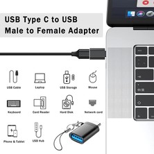 Tianyeda USB C Erkek - USB 3.0 Dişi Otg Adaptörü (Yurt Dışından)