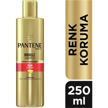 Pantene Miracle Şampuan Renk Koruma Keratin Koruyuculu 250 Ml, Kuru, Mat ve Boyalı Saçlar Için