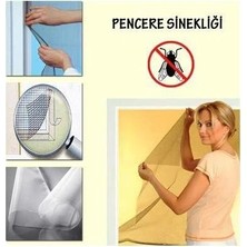 Forvet Yapışkanlı Sineklik Cırt Bantlı Pencere Sinekliği Tül  75 x 125 Cm Beyaz