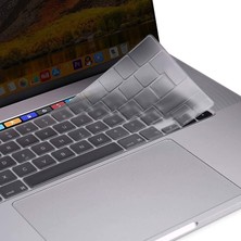 NovStrap Apple Macbook Pro 13 Inc 2020 M1 A2338 ile Uyumlu Türkçe Q Klavye Slim Şeffaf Klavye Koruyucu Kılıf