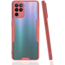 Kvy Oppo Reno 5 Lite Tam Korumalı Renkli Kenarlı Parfe Kılıf Ekran Koruyucu