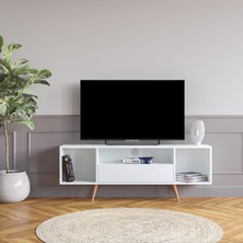 Bimossa C1220 Rima Tv Ünitesi Beyaz 150 cm