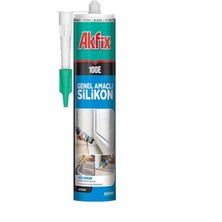 Akfix 100E Genel Amaçlı Silikon 280 ml Şeffaf