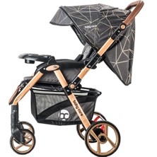 Baby Care 55 Maxi Pro Çift Yönlü Bebek Arabası Siyah