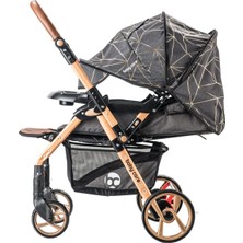 Baby Care 55 Maxi Pro Çift Yönlü Bebek Arabası Siyah