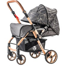 Baby Care 55 Maxi Pro Çift Yönlü Bebek Arabası Gold Kahve