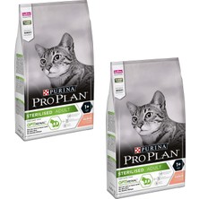 Pro Plan Sterilised Kısırlaştırılmış Somonlu Kedi Maması 3 kg (2 Adet)