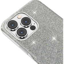 Buff iPhone 13 Pro Max Diamond Series Kılıf Light Silver