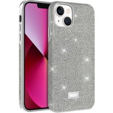 Buff iPhone 13 Diamond Series Kılıf Light Silver