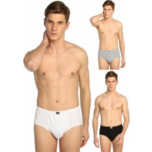 Tutku 6'lı Paket Pamuk Erkek Penye Slip Külot