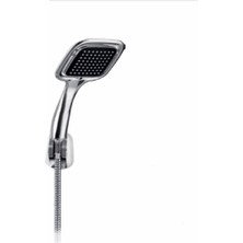 Azm Hırdavat Caro Mafsalli Duş Seti Krom-Siyah 710350