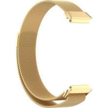 Huawei Band 7 Gold Için Milan Manyetik Saat Bandı (Yurt Dışından)