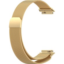 Huawei Band 7 Gold Için Milan Manyetik Saat Bandı (Yurt Dışından)