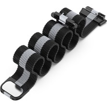 Huawei Band 7 Black+Gray Için Milan Manyetik Saat Band (Yurt Dışından)