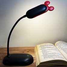 CoverZone 3 Modlu Dokunmatik 39 cm Çocuk Odası Masa Lambası Ayarlanabilir LED Işık USB Şarjlı Masa Lambası